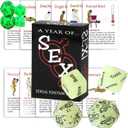 Dice Board Game Party Favor & Gaming Cards for Two Adults, Super Fun Bedroom Game for Date Night, Romantic Anniversary & Valentines Gifts