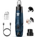 Casfuy New 6-Speed Dog Nail Grinder - 50% More Power Dog Nail Trimmers with 2 LED Lights Quiet 7h Running Time Electric Pet Nail Grinder File Toenail Grinder for Large Medium Small Dogs & Cats (DB)