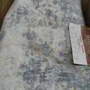 8x10 Area Rugs for Living Room, Washable Modern Abstract Large Area Rug Neutral Soft Non Slip Kids Rug Stain Resistant Indoor Carpet for Bedroom Nursery Dining Room Playroom Home Office(Blue, 8'x10')