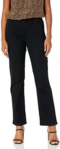 Bandolino Women's Mandie Signature Fit High Rise Straight Leg Jean 20W Short