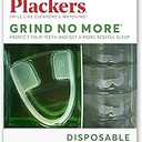 Plackers Grind No More Night Guard, Nighttime Protection for Teeth, BPA Free, Sleep Well, Ready to Wear, Disposable, One Size Fits All, 16 Count