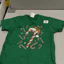 Christmas Candy Cane Santa Xmas Kids Toddler Youth Women Men T-Shirt.XS