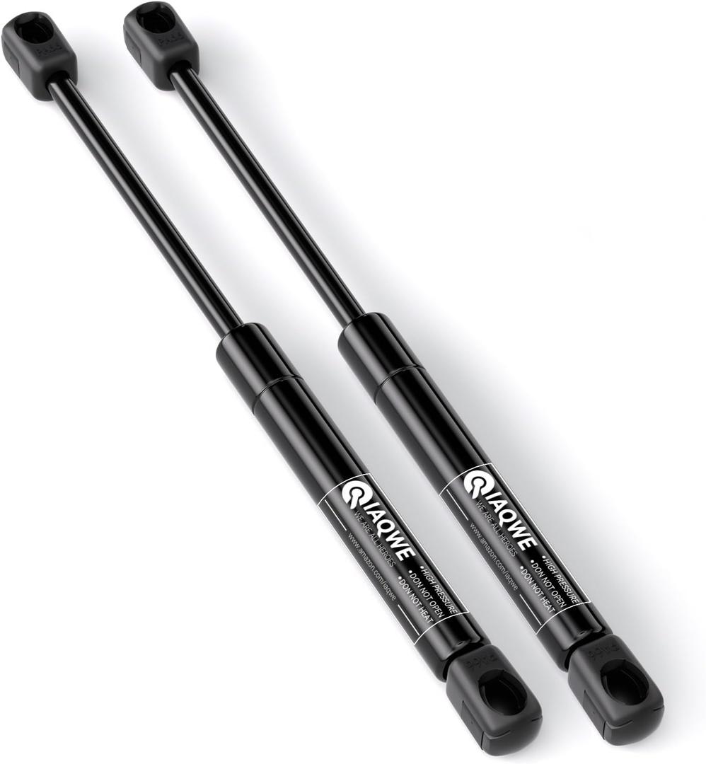 C16-22331 16Inch 45Lbs Gas Struts for Leer/A.R.E/Snugtop Truck Cap Rear Window, 16In Gas Shocks Replacement for Pickup Canopy Topper Camper Shell Back Side Winow/Door, 2 PCS by IAQWE