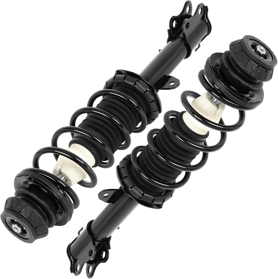 cciyu Front Complete Struts shock and Struts Fits for 2012-2019 for Nissan Versa 2014-2019 for Nissan Versa Note 1333584L 1333584R Quick Struts Assembly -2PCS