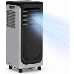 Coolblus Portable Air Conditioners 12000 BTU, Wi-Fi Smart Portable AC Unit for Room Up to 550 Sq.Ft, 3 in 1 Quiet AC with Cool/Dehumidify/Fan, Window Kit, Black-12000BTU-WIFI