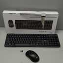 Wireless Keyboard and Mouse,Rii RK209 2.4G Full-Sized Quiet Wireless Ergonomic Keyboard,Quiet Typing and Clicking,Adjustable 5000 DPI Mouse for PC, for Windows,Mac