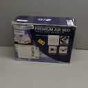 Queen Air Mattress with Headboard, Built-in Pump, 19" Raised Upgraded Comfort Inflatable Mattress, 48-Hour Leak-Tested Upgraded PVC, 3.5 Min Inflation-Air Bed for Home, Guests & Travel, 800 lbs Max (EU King size = US Queen size, White and Black)