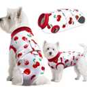 KAROKU Dog Surgery Recovery Suit, Abdominal Surgical Suit for Male Female Dog Post Spay Neuter, Breathable Pet Onesie E-Collar & Cone Alternative, Surgery Shirt to Prevent Licking, XX-Large