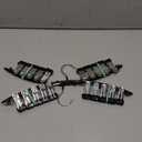 Legging Organizer for Closet, Metal Yoga Pants Hangers 2 Pack w/10 Clips Holds 20 Leggings, Space Saving Hanging Closet Organizer w/Rubber Coated Closet Organizers and Storage, Black