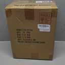 10 Pack Plastic Storage Bins with Lids, Stackable Plastic Storage Baskets for Organizing with Handles, Organizer Bins with Labels for Room, Craft, Containers for Pantry Organizers and Storage (Cream White)