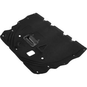 HECASA Engine Splash Shield Compatible with 2021-2025 Ford Bronco Sport Lower Engine Under Cover Guard Black Replacement for FO1228183