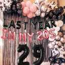 LaVenty 25 PCS Last Year In my 20S Birthday Decorations 29th Birthday Decorations for Men 29 Balloon Number 29 Balloons