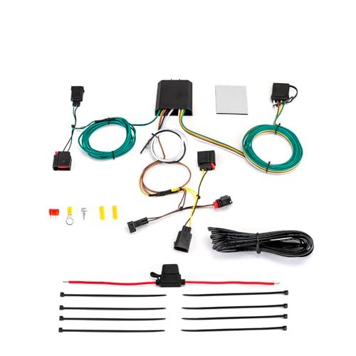Wsays Trailer Wiring Harness 4-Pin Plug & Play Compatible with Jeep Grand Cherokee 2014-2021 Fit Grand Cherokee WK 2022