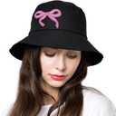 6PCS Bow Iron on Patches, Pink Mini Bownknot Repair Clothing Patches, Cute Bow Embroidered Applique, Soft Bow Decorative Sew on Patch for Hats, Backpacks, Jeans