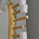 Hobbynors Electric Window Candles, 5-Light Christmas Candelabra with Warm Glow Bulbs - Classic Taper Design for Windowsill Holiday Decor, Vintage Style Plug in Flameless Candle Light