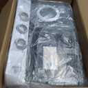 26lbs Portable Semi-automatic Twin Tub Washing Machine with Drain Pump Gray