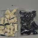 Juegoal Plastic Chess Pieces Only, 32 Pieces Each Chessmen Pieces, 3.75 Inch King Figures Chess Game Pawns Figurine Pieces, Replacement of Missing Piece