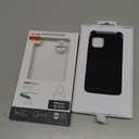 Silicone Case for iPhone 12 Mini 5.4-Inch, Silky-Soft Touch Full-Body Protective Phone Case, Shockproof Cover with Microfiber Lining (Black)