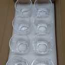 Drinking Glasses Set of 8, Glassware Set Includes 8 Rocks Glasses Heavy Base Glass Cups for Water, Juice, Beer and Cocktails