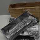 HuggieGems 4 Pack Magnetic Spice Rack Organizer for Refrigerator and Oven, Black Fridge Organizers and Storage for Kitchen