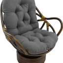 Blazing Needles, Plain Microsuede Rocking Chair Cushion