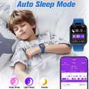Smart Watch for Kids 1.85" with Fitness Tracker, Sleep Monitor, 22/100+ Sport Modes, DIY Dial, IP68 Waterproof, Step Counter, Heart Rate, Camera, with/Without APP, Gift for 3-12 Years Old Boys Girls