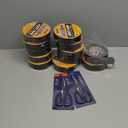 12 Pack Joist Tape for Decking 1-5/8" x 50' Weather-Resistant Butyl Joist Tape, Self Adhesive Deck Flashing Tape for Wood Decks Beams Roof, 1-5/8 inch x 50 feet