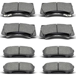 Front Rear Brake Pads Set For Toyota Land Cruiser 2008-2011 2013-2017,For Toyota Sequoia 2008-2017,For Toyota Tundra 2007-2017 Front Rear Brake Pads Set For Toyota Land Cruiser 2008-2011 2013-2017,For Toyota Sequoia 2008-2017,For Toyota Tundra 2007-2017