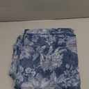 Sheer Floral Curtains 63 Inch Length 2 Panels for Bedroom Cottage Rod Pocket Light Filtering Moonlight Blue Flower Sheer Curtains for Kids Room Decor Modern Casual Ocean Window Drapes, 52x63 Blue