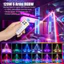 Moving Head DJ Lights with Kaleidoscope Beam Effects,540 DMX Lighting & 180 6 Arms Rotation,Luces DJ Profesional with Remote Supports Starlight,Sound Activated for Party Club Wedding Bar