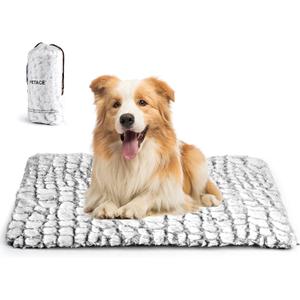 Self Warming Cat Bed, 30" x 20" Ultra Soft Cat Dog Pet Heating Pad for Indoor Outdoor, Non-Slip Heated Dog Mat Thermal Blanket (30 x 20 in)