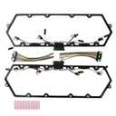 Valve Cover Gaskets w/Fuel Injector Powerstroke Glow Plug Injector Harness Pigtail Kit Fit for 1998-2003 7.3L Diesel Trucks Replaces 1379998 615-201 F81Z6584AA