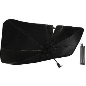 ROCCS Windshield Sun Shade for Car Window Shades Compatible with Tesla Model 3/Y Foldable Umbrella Reflective Sunshade for Automotive Front Window Blocks UV Rays & Heat Keep Car Cool (Model 3/Y Sunshade Umbrella)