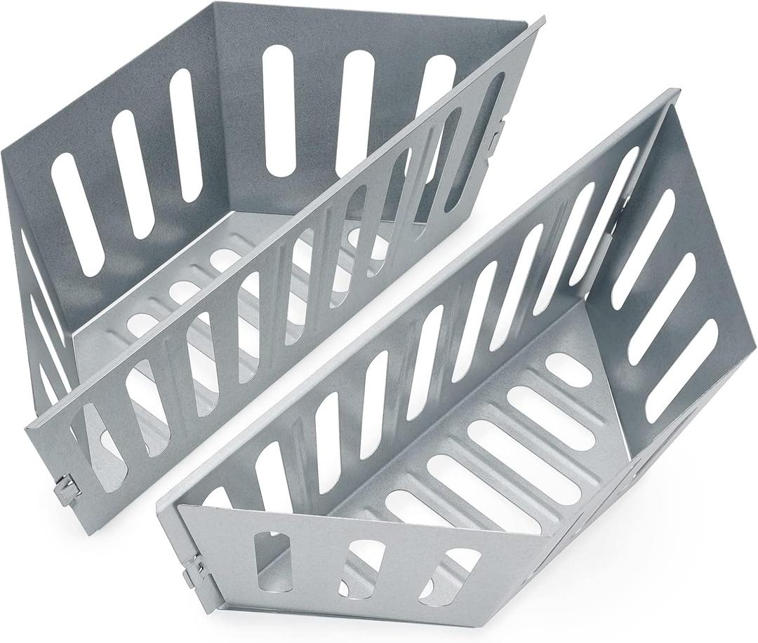 Stanbroil Charcoal Grill Basket - Set of 2 Barbecue Grilling Charcoal Holder Replacement for Weber 22" and 26" Charcoal Grills