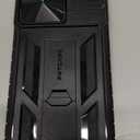 FNTCASE for iPhone 15-Pro-Max Case: Military Grade Drop Proof Protective Rugged Shockproof Cell Phone Cover with Kickstand & Slide | Matte Heavy Duty Protection Tough Protector Cases 6.7'' - Black