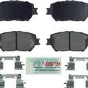 BOSCH BE908H Blue Ceramic Disc Brake Pad Set With Hardware - Compatible With Select Lexus GS300, IS250; Toyota Camry; FRONT