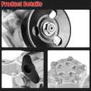 Power Steering Pump for Honda Civic 2001-2005 & for Acura EL 2001-2005 1.7L Replace 21-5267 56110PLA023