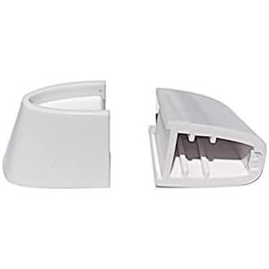 Compatible replacement pair (3 pieces) of split knobs for Lutron Skylark dimmers & fan control (WHITE)
