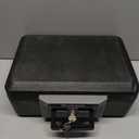 SentrySafe Fireproof Safe Box with Key Lock, Chest Safe with Carrying Handle to Secure Money, Jewelry, Documents, 0.25 Cubic Feet, 6.3 x 15.3 x 12.1 Inches, 1160