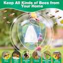 36 Pcs Natural Peppermint Oil Wasp and Bee Repellent, Carpenter Bee Repellent for Yellow Jackets, Hornets, Mud Wasps Deterrent for Indoor Outdoor Patio Garden Porch, Pet and Human Safe