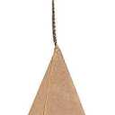 Fun Express DIY Papier-Mch Diamond Ornaments - 6" | Brown Paper | Pack of 6