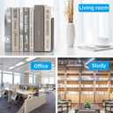 VFINE Bookends 1 Pair, Black Metal Book Ends, Heavy Bookends for Shelves, Book Stopper for Heavy Books, Book Organizer for Home Office School Supplies