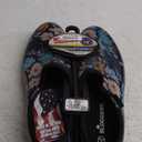 Sloggers Original Waterproof Rain and Garden Shoe for Women Outdoor Slip-On Garden Clog - Made in The USA with Premium Comfort Insole and Arch Support (10, Blue Floral Fun Print)