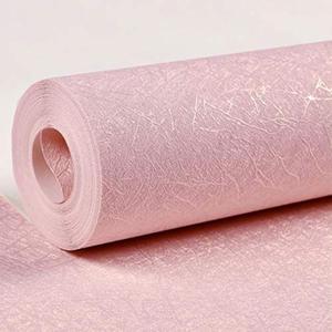 Cohoo Home Silk Pink Wallpaper Peel and Stick Contact Paper Pink Textured Silk Wallpaper Stick and Peel Self Adhesive Removable Paper Bedroom Wall Sticky Girls Drawer Liner Waterproof 15.7inW 197inL