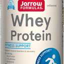 Jarrow Formulas Whey Protein With 18g of Protein, 3.8g of BCAAs, and Glutamine, Dietary Supplement for Muscle Function & Recovery Support, 32 oz Unflavored Powder