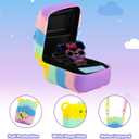 Silicone Cover Case with Lanyard for Bitzee Disney Interactive Toy Digital Pet, Protective Case Holder Skin for Bitzee Virtual Electronic Pets for Girls & Boys Colourful