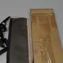 Ultra-Thin Portable Folding Stool - 1.97" Slim Fold, 0.99LB Lightweight, 200LB Capacity Camping Chair for Adults, Compact Collapsible Seat for Outdoor Fishing, Hiking, Events & QueueKhaki