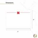 4 x Desert Cactus University of Nebraska 10 Pack Notecards Stationery Cardstock Huskers GBR NU Huskers Includes Envelopes Memo Party Thank You (Notecard 1a)