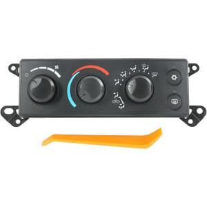 P55056569AC A/C Heater Climate Control Module Compatible with 2006-2008 Dodge Ram 1500 2500 3500 Air Conditioning Heater Control Switch Panel Replace# P55056569AD, 55056569AE