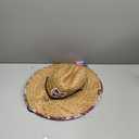 FOCO NCAA Mens NCAA College Team Logo Floral Lifeguard Beach Straw Sun Hat (One Size)